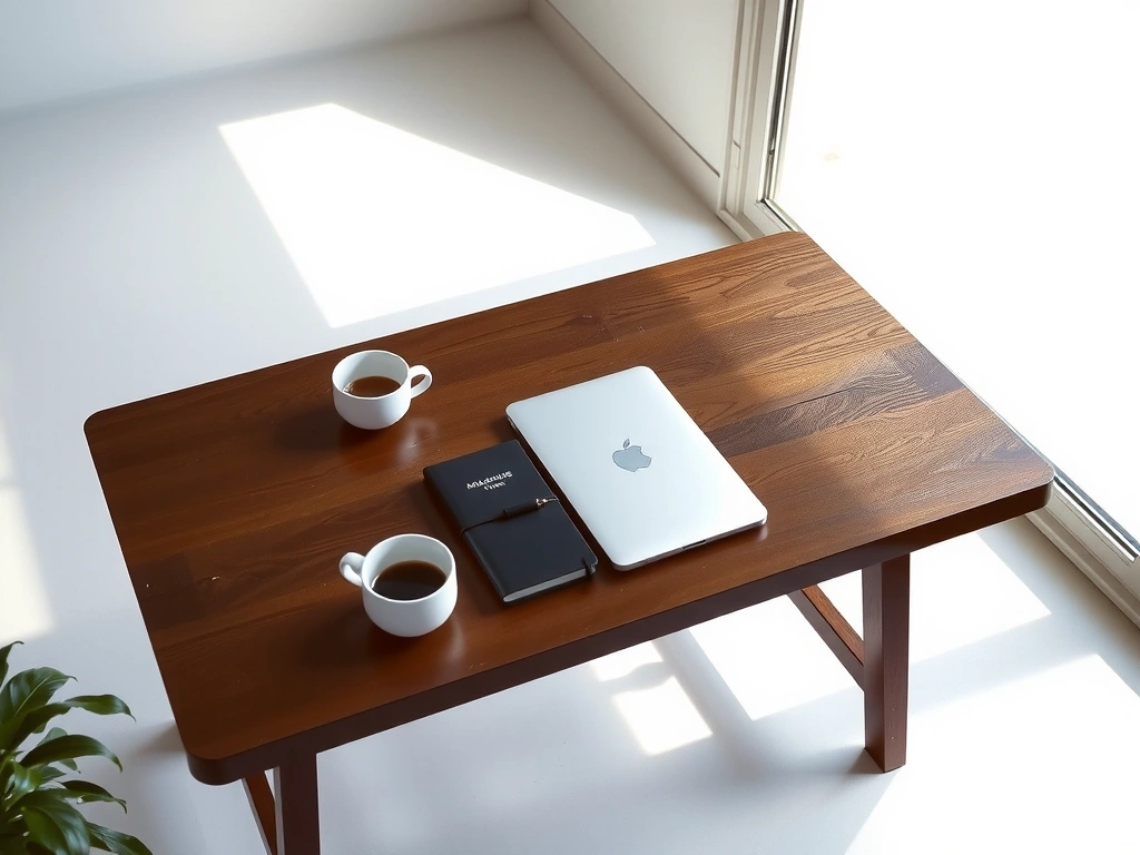 A desk in our Istanbul studio