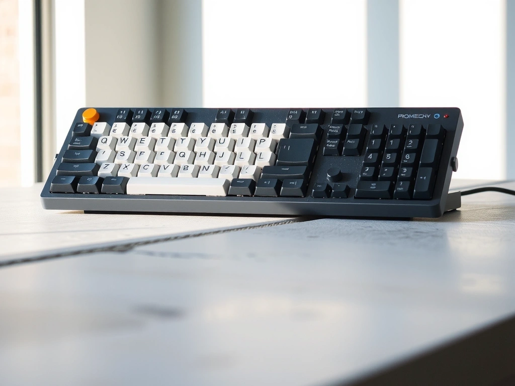 A tactile mechanical keyboard under soft light.