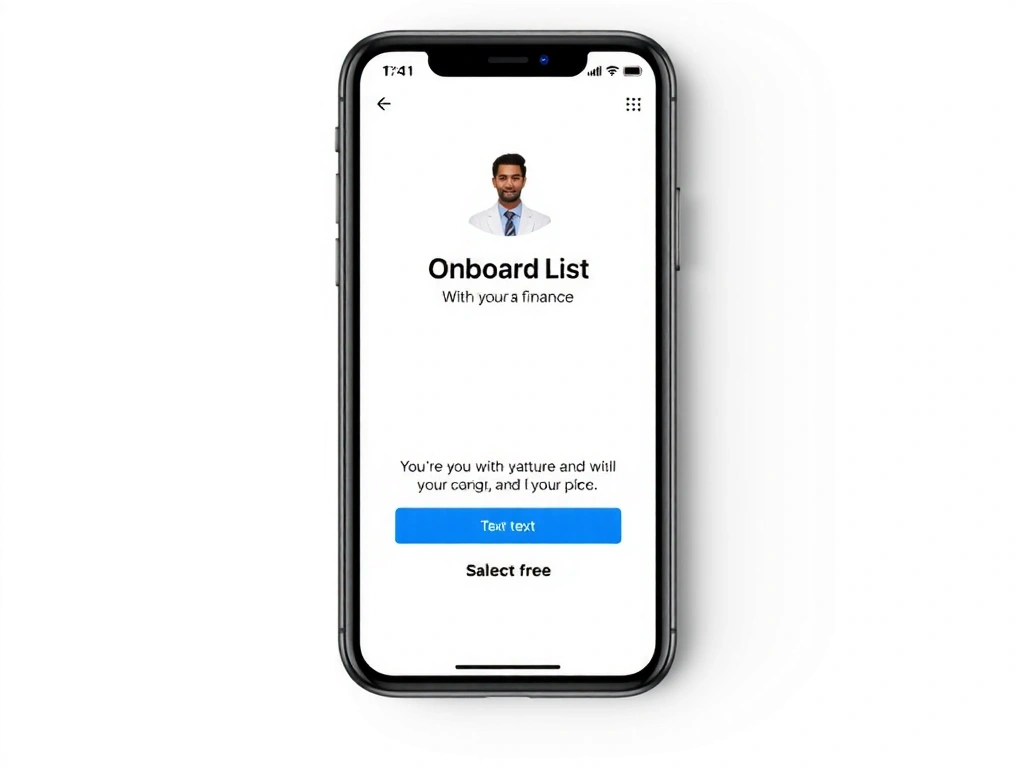 Mobile finance app mockup