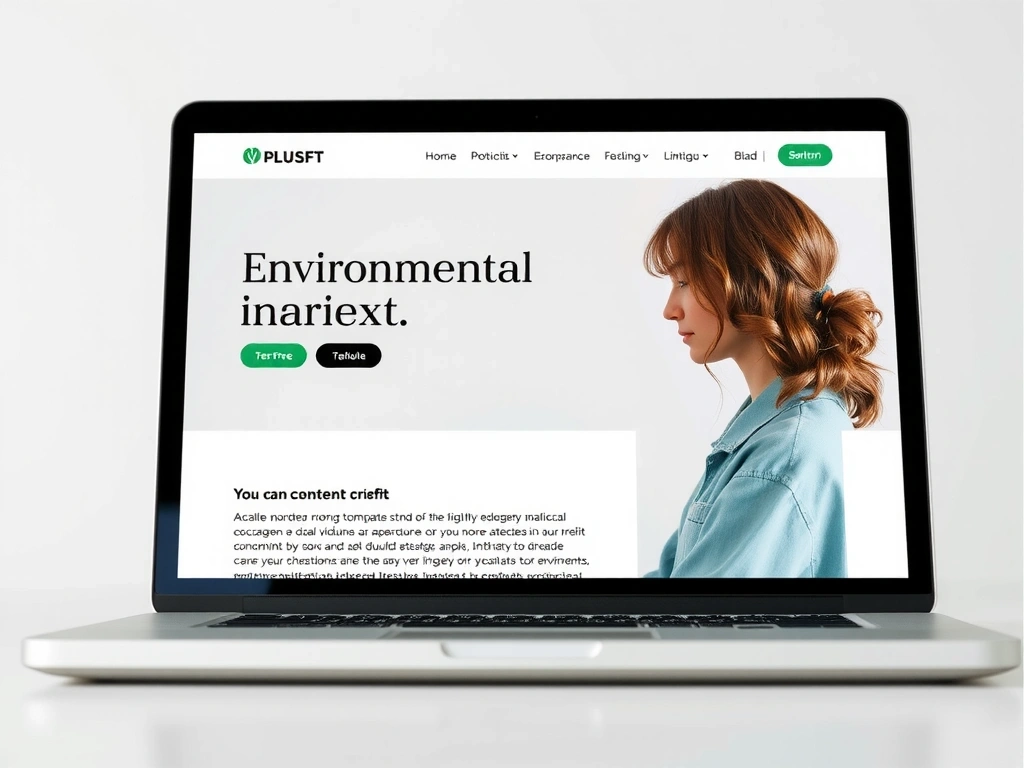 Non-profit website mockup