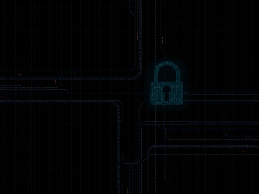 Abstract representation of encrypted data security